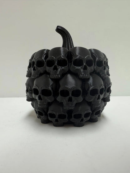 Black skull Pumpkin