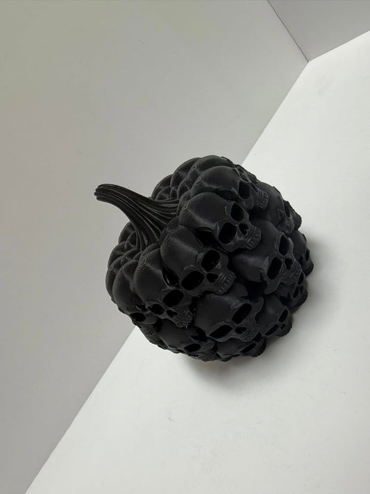 Black skull Pumpkin