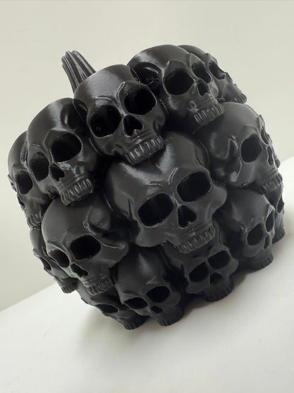 Black skull Pumpkin