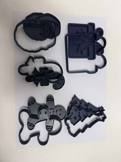 Christmas Cookie Cutter Set – 5-Piece Festive Collection