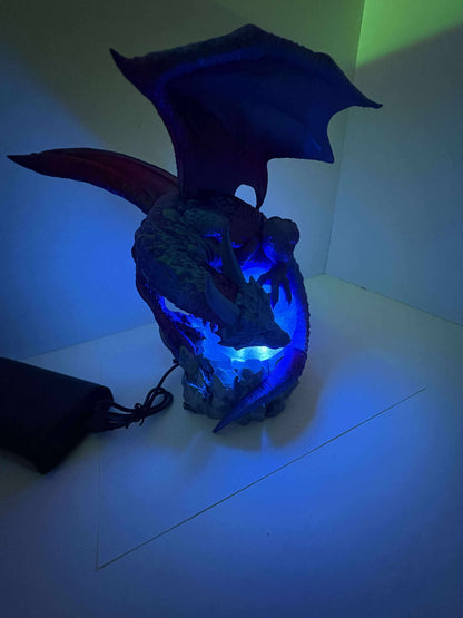 Dragon LED Lamp – Fantasy 3D Printed Light with Remote Control