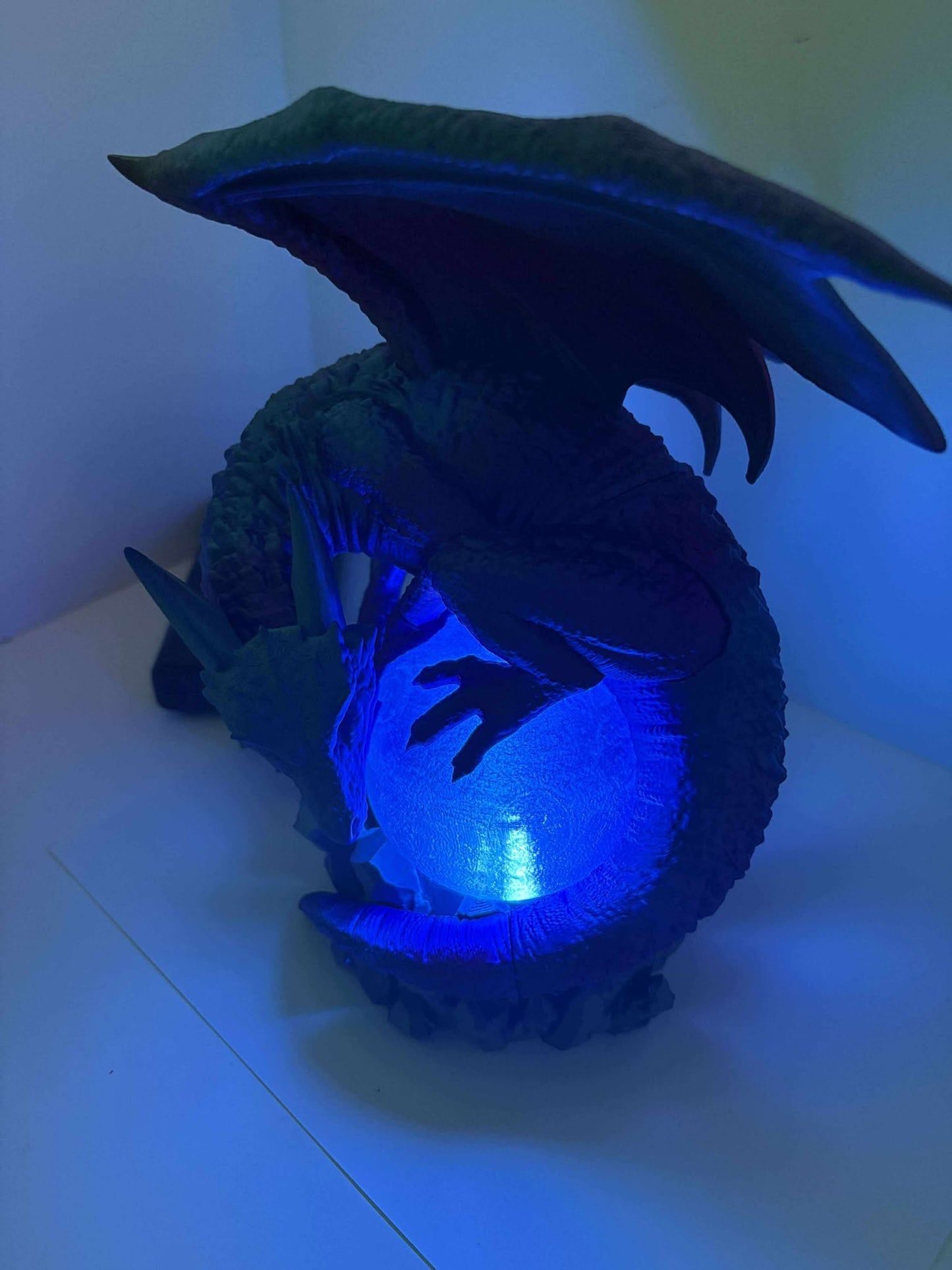 Dragon LED Lamp – Fantasy 3D Printed Light with Remote Control