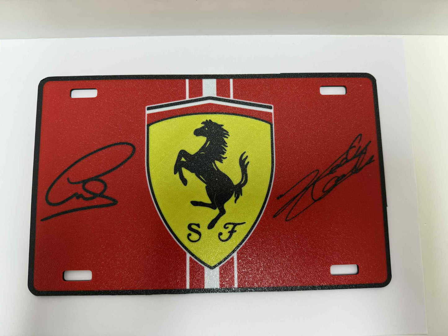 Ferrari Home Décor Display Plate – Premium 3D Printed Collectible