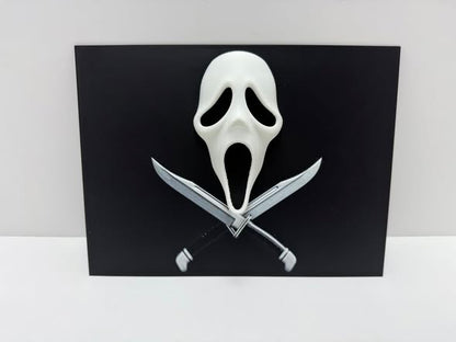 Ghost face 3D Picture
