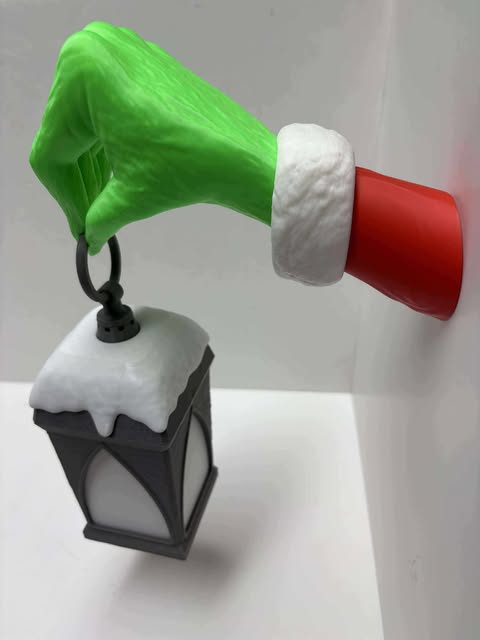 Green Monster Hand Lamp