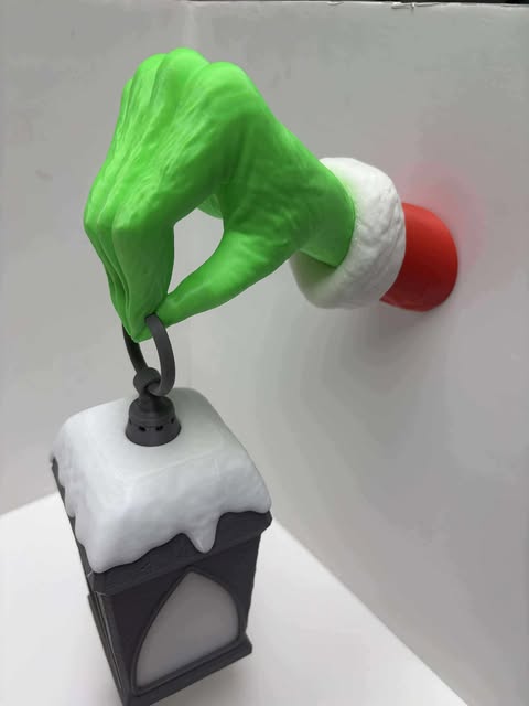 Green Monster Hand Lamp