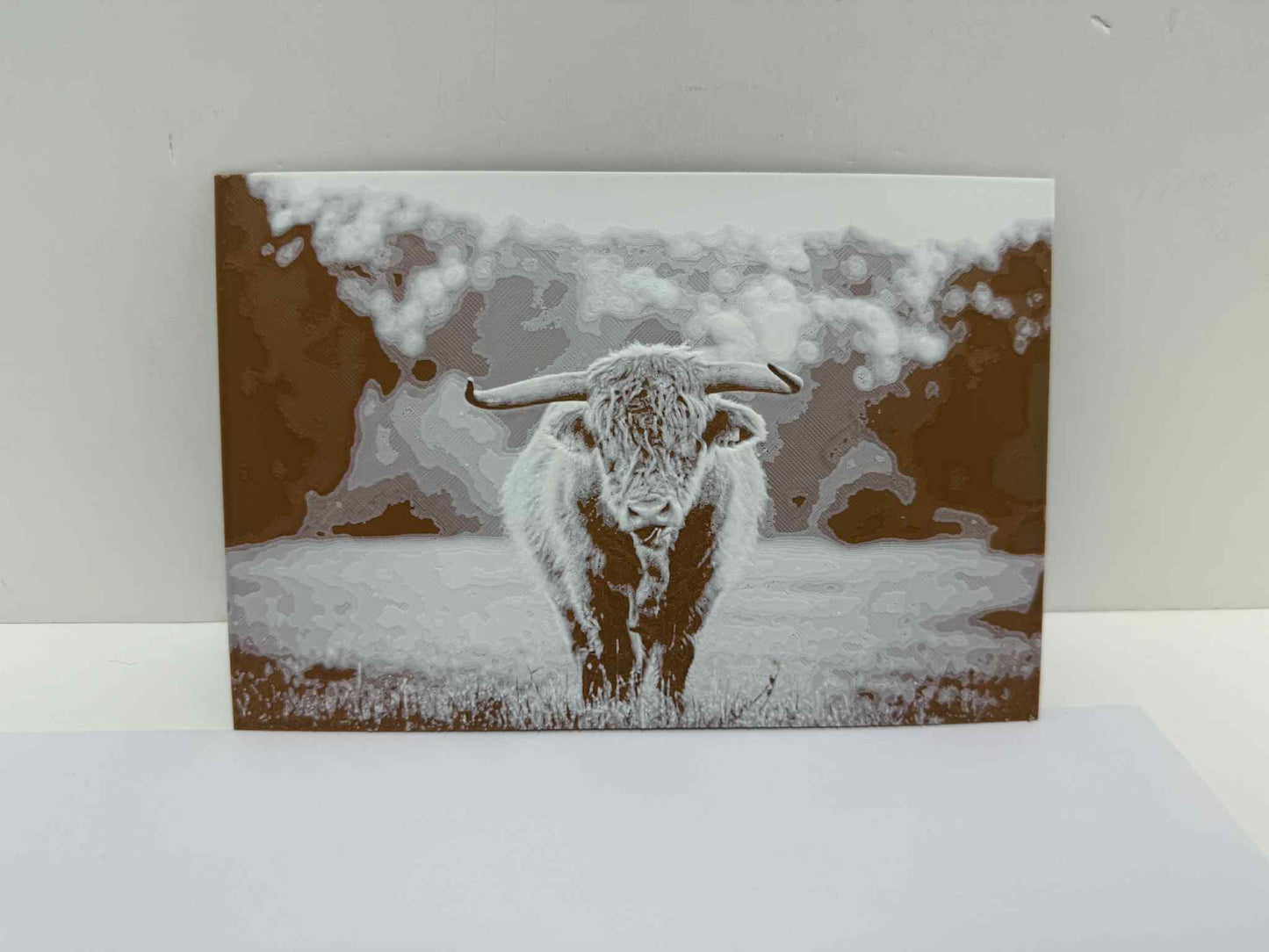 🐮 Highland Cow Hueforge Wall Art