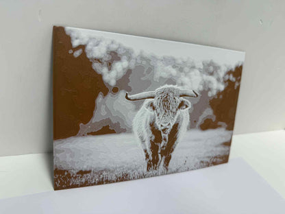 🐮 Highland Cow Hueforge Wall Art