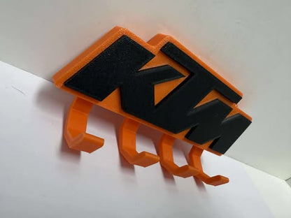 KTM Wall-Mount Key Holder – 3D Printed Garage & Home Organiser