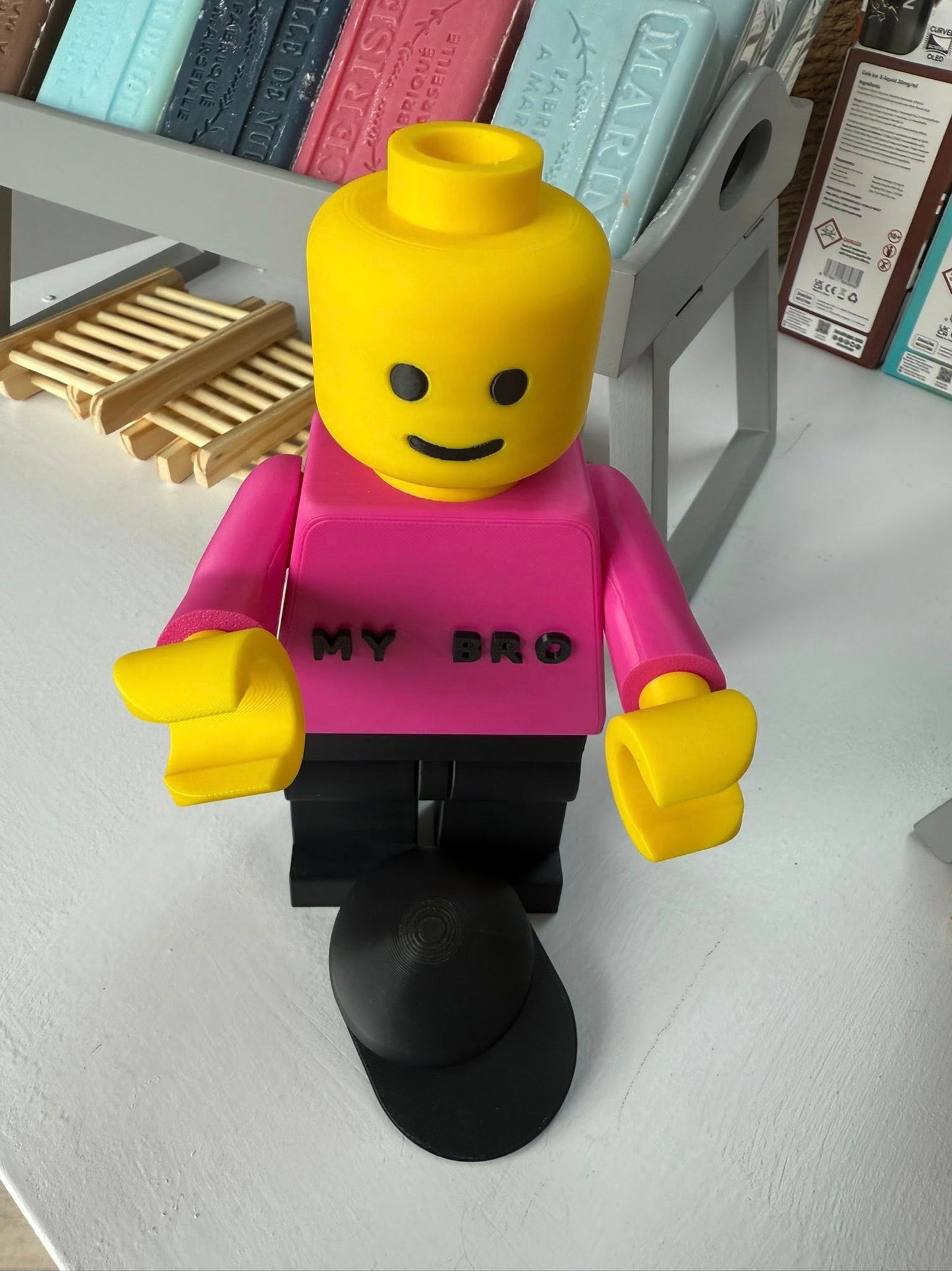 Large brick figurines