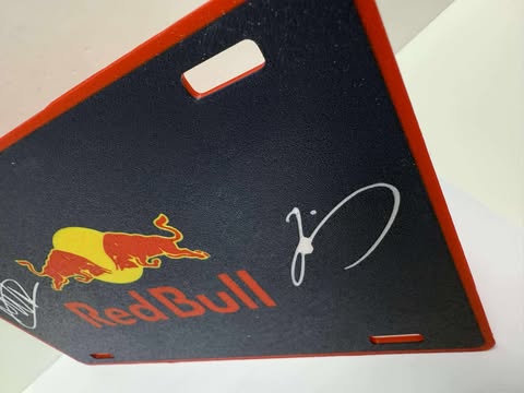 Red Bull Display Plate – 3D Printed Collector Piece