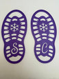 Santa boots stencils