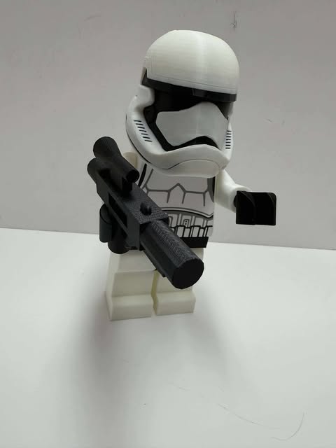 Storm Trooper Brick Man with Blaster