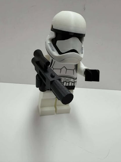 Storm Trooper Brick Man with Blaster