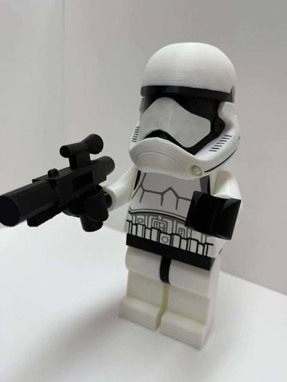 Storm Trooper Brick Man with Blaster