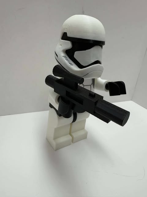 Storm Trooper Brick Man with Blaster