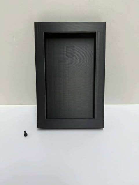 Trading card slab display frame - wall mountable