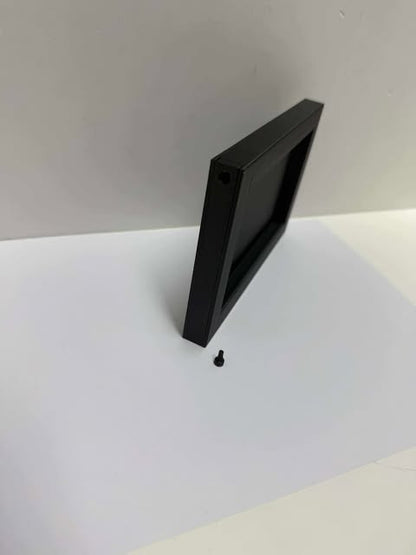 Trading card slab display frame - wall mountable