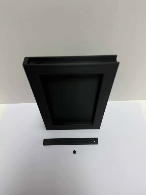 Trading card slab display frame - wall mountable