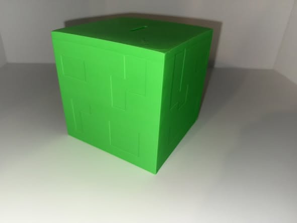 Minecraft inspired Money box