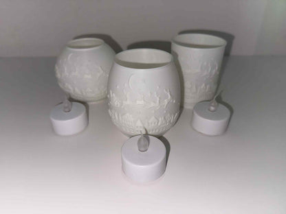 Stunning Christmas pots (3 pots)