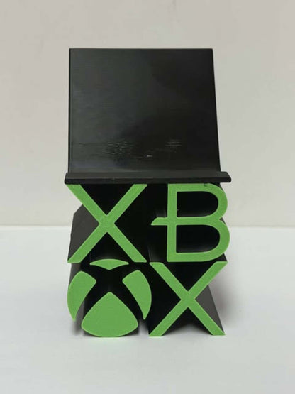 Gaming Phone Holder – Xbox-Inspired Desk Stand, 3D Printed Phone Stand